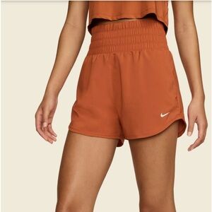 Nike Women's Rust Orange Athletic Shorts